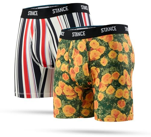 Stance Boxer Brief - GOOD TIMES - 2 Pack, Multi, X-Large