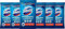 Domestos Professional Surface Wipes, Antibacterial Cleaning Wipes, 6-Pack (80 Wipes per Pack, Total 480 Wipes)