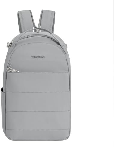 Travelon Umwandelbare Rucksackschlinge mit Diebstahlschutz, Gletscher, 8 W x 14 H x 4.5 D, Umwandelbarer Rucksack mit Diebstahlschutz