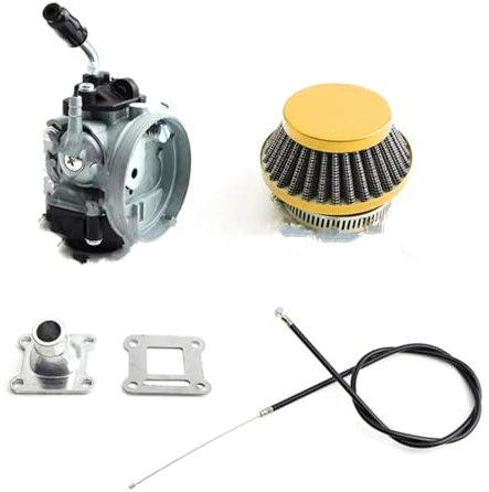 Filtro Aria Inserto Moto 19mm Carburatore Filtro Aria Carburatore Gruppo Collettore Per 2 Tempi 47cc 49cc Moto Bici Dirt Pit Bike ATV Quad Filtro Aria Motociclo(B)