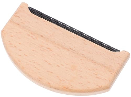 SECFOU Quitapelusas Manual de Madera para Suéteres y Cachemira Peine Quitapelusas Portátil con Cepillo Integrado para Prendas de Lana y Tejidos Removedor Eficaz de Bolitas y Pelusas