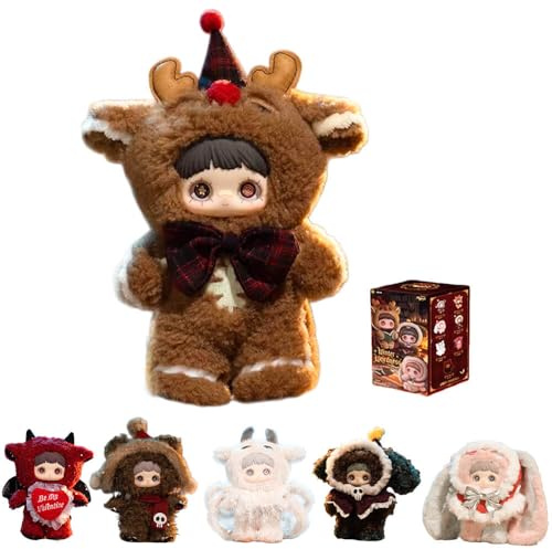 niannyyhouse Plush Doll Blind Box, Maymei Winter Weird Series, 8 Inch Stuffed Plushies Keychain, Cute Collectible Gifts (1PC)