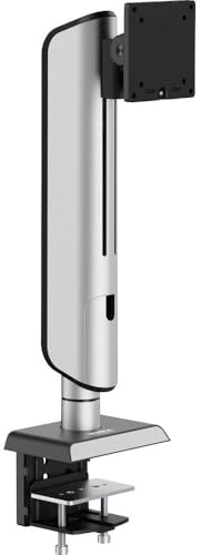 SpeaKa Professional SP-MM-1040 Monitor-Tischhalterung 1 Display(s) 43,2 cm (17) - 124,5 cm (49) Schwarz, Silver Drehb