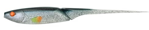 Illex Magic Swing Tail Gummifisch - Flex Softbait mit Swing Tail & Nitro Booster Lockstoff, Shad für Barsch, Zander & Hecht, Pelagisch, Vertikalangeln, Sandaal-Imitation für Süß- & Salzwasser