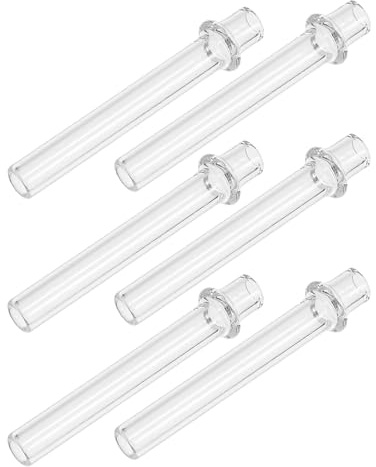 IMIKEYA 6 Stück Glas Dochthalter für Öllampen, Weihnachten Feier