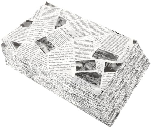 Carta da Forno 120 Fogli in Carta, Anti-grasso per Cottura | Avvolgere Alimenti e Frittura, Resistente Agli Strappi, Formato Foglio Pratico