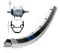 Bike-Parts Unisex – Erwachsene Felge-2146062500 Felge, Silber/Silber/NIRO, 19-559 (26x1.90´´)