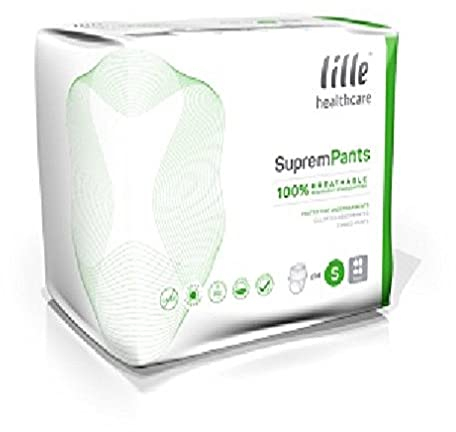 Lille SupremPants Inkontinenzeinlagen, schnell absorbierende Einweg-Slips für Männer und Frauen, Maxi, starke Absorption, Größe L, 14 Stück (Verpackung kann variieren)