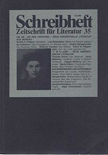 Schreibheft 35, Zeitschrift für Literatur, Thema: Neue konzeptionelle Literatur aus Moskau,