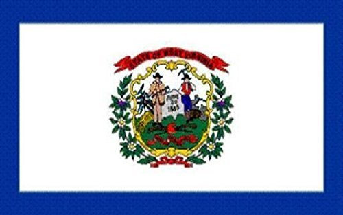 U24 Motorradflagge West Virginia Fahne Flagge 20 x 30 cm