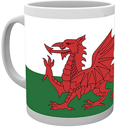 Wales - Lizenz Tassen - Flag