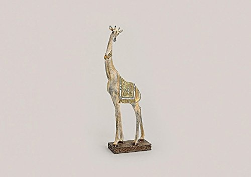 G. Deko-Giraffe aus Poly, ca. 36 cm Groß, handbemalt, Tierfigur