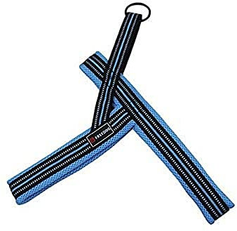 Freedog Harness Soft - Sport Blau für Hundefreiheit (30 mm x 70/82 cm)