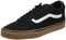 Vans Men's Ward Sneaker, Canvas Black Gum, 7 UK