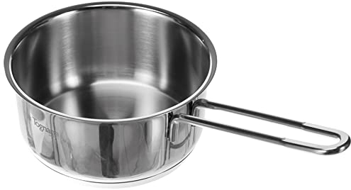 Tognana Vanitosa Casseruola da 16 cm con 1 Manico, Acciaio Inossidabile, Argento