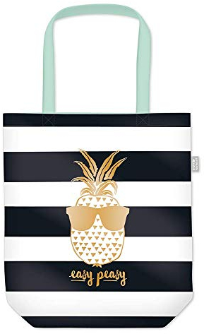 Grafik Werkstatt Einkaufstasche mit lustigem Spruch|Shopping-Bag faltbar | leichte Tasche | Ananas