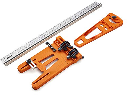 BORA Rip Guide with Saw Plate + Rip Handle, BORA Cutting System Rip Guide for Circular Saws, 544008
