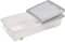 URBNLIVING 40 or 55 Litre Large Under Bed Plastic Storage Box Wheeled with Lids for Shoes, Clothes and Toys (Grey, Large (80 x 59 x 17cm))