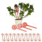 Relaxdays Globes d’arrosage en Plastique, Lot de 24, Distributeur Eau, Plantes, 2 semaines, 250 ML, Pot Fleurs, Rouge