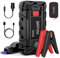 BRPOM Arrancador de Coches, 6000A 26800mAh Arrancador de Baterias de Coche 12V(para 10.0L de Gasolina o 8.0L de Diésel), Jump Starter con Carga Rápida QC3.0, Espera Larga