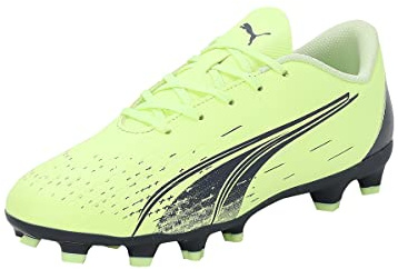 PUMA Unisex Kids Ultra Play Fg/Ag Jr Soccer Shoe, Fizzy Light Parisian Night Blue Glimmer, 12 UK