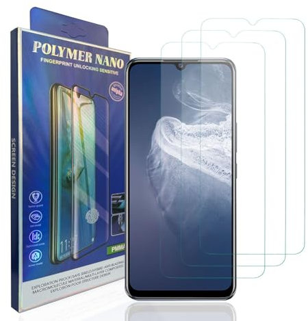klyeu Protecteur D'écran pour Vivo Y70, protecteur d'écran film de protection film blindé HD 9H film Verre Trempé Compatible pour Vivo Y70 3 pièces