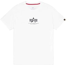 Alpha Industries Basic T ML Camiseta, White, S para Hombre