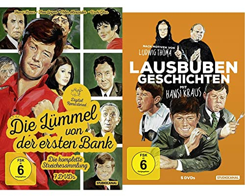 Die Lümmel von der ersten Bank - Die komplette Streichesammlung (7 Discs, Digital Remastered) & Lausbubengeschichten [5 DVDs]