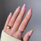 24PCS Short False Nails with Glue Stickers,Full Cover Acrylic and Press on Nails no Glue,Rainbow French Fake Nails Stick for Women and Girls Nail Art.