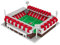 FOCO Officially Licensed AFC Bournemouth Vitality Stadium3D Bricks Mini BRXLZ Football Stadium Construction Set - Premier League Model - 1,795 Pieces - Ages 12+ - Sports Merchandise