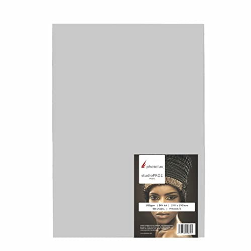 Photolux studioPRO Pearl 300 gsm, cool tone Fotopapier in Premiumqualität, DIN A4 (210x297mm) 50 Blatt