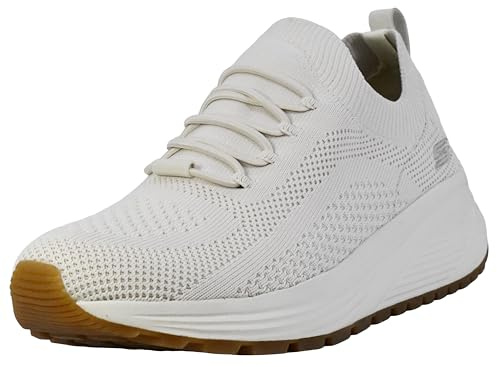 Skechers Men's Bobs Sparrow 2.0-Allegiance Crew Sneaker, Off-White, 10.5