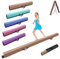 SportBob schwebebalken Kinder Schwebebalken klappbar Balken Gymnastik 270cm PU Leder schwebebalken für zuhause balancierbalken Balance Beam Training Beam für Kinder, Fitness/Training/Turnen