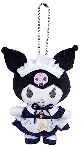 Roffatide Anime Kuromi Maid Porte-clés peluche Cartoon Kawaii Cinnamoroll Figure anneau de clé JK Sac pendentif pour filles et garçons Lolita