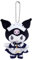 Roffatide Anime Kuromi Maid Porte-clés peluche Cartoon Kawaii Cinnamoroll Figure anneau de clé JK Sac pendentif pour filles et garçons Lolita