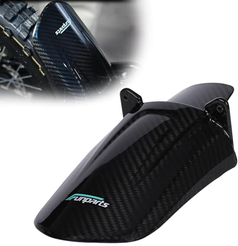 Motorrad Heckkotflügel,Echte Kohlefaser Motorrad Schutzblech Kotfluegel Hinten für Surron Sur Ron X/S/L1E Segway X160/X260 Elektro Dirt Bike