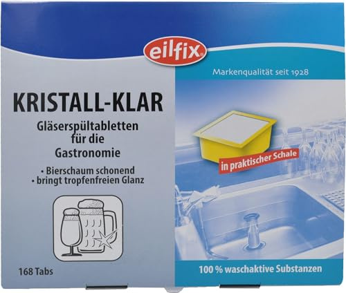 Pastiglie lavastoviglie, Detersivo tabs - Kristall-Klar