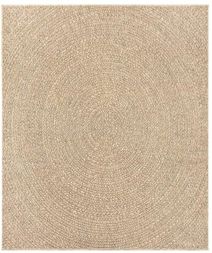 vidaXL Teppich, Teppich für Wohnzimmer Garten Balkon Terrasse, Bodenmatte Läufer Rechteckig, Balkonteppich Terrassenteppich, 240x340cm Jute-Optik Indoor Outdoor