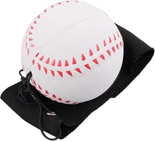 LNYMZD Wrist Tennis Return Ball, 2,36 Zoll Sport Handgelenk Bälle auf Einer Schnur, Gummi Rebound Bouncy Wristband Bälle auf elastische Schnur Sport Reaktion Bälle für Handgelenk Übung oder Spielen