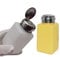 2 Pack 6oz 200ml ESD Solvent Bottle | AntiStatic Square EPA Bottle | Anti Static One Touch press Stainless Steel Liquid Dispenser Pump for Rubbing Alcohol Nail Polish Makeup Remover Dispenser