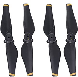 UPALDHOU Drohnenpropeller, 2 Farben, 2 Paar CW CCW Schnellspannpropeller, Quadrocopter-Blatt für Luftdrohnen (Golddekor)