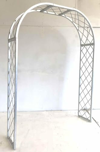 Gabella Sehr STABIL Solider Rundbogen Rosenbogen Bozen 160/220 Feuer Verzinkt 160 cm breit schwere Metallbau Qualität