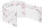 Bettkantenschutz für Kinderbetten 38 x 200 cm - Schutz für Bettrahmen Baby Bett - Atmungsaktive Polsterung, Rausfallschutz für Babybett - Umrandung Babybett – Muster Der schlafende Bär