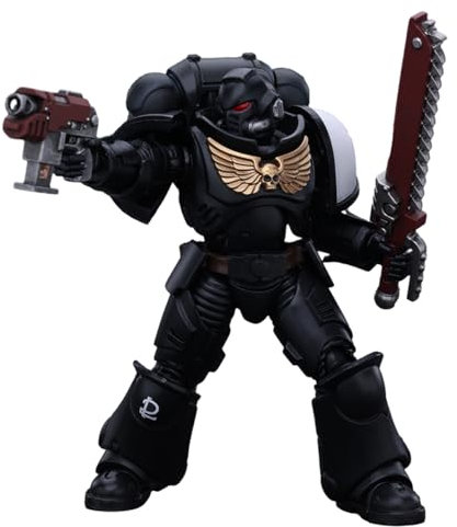 HiPlay JOYTOY Warhammer 40,000 1/18 Space Marines Black Templars Outriders Bruder Valtus JT2849 Action-Figurensammlung Modell Geschenk