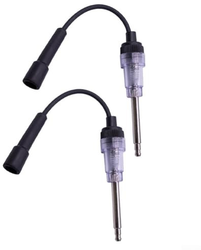 HpLive 2 Stück Zündkerzen Tester Set, Zündungsprüfer Werkzeug für Rasenmäher Kettensäge Generator Schneefräse Motor