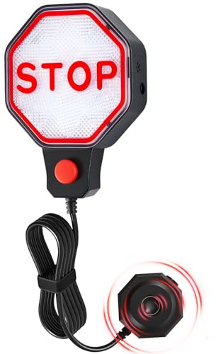 Strdfeve Garage Parking Sensor for Car – Adjustable LED Parking Aid with Red/Yellow/Green Indicator