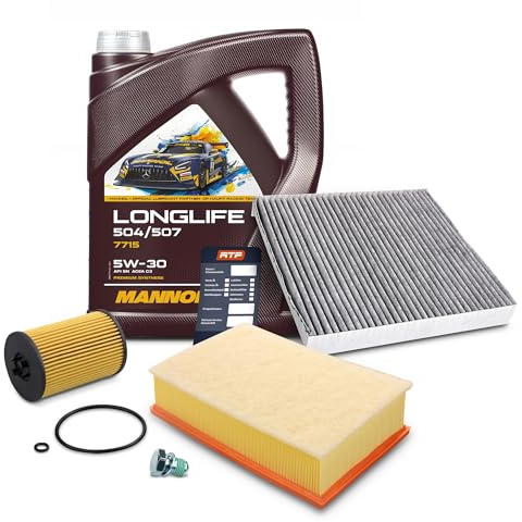 BESTPRICE ATP Inspektionspaket Set A + 5l 5W-30 Motoröl hinter dem