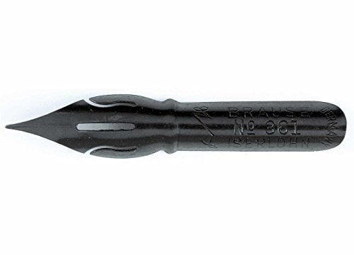 Brause 361B - Writing nibs for nib/pen holders - Box of 50 steno nibs - Ecriture Writing - Manufactured in Germany - Calligraphy - Drawing - Lettering