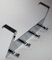 4 Hook Over Door Hanging Rail - Chrome Plated ; for Thin and Wide Doors