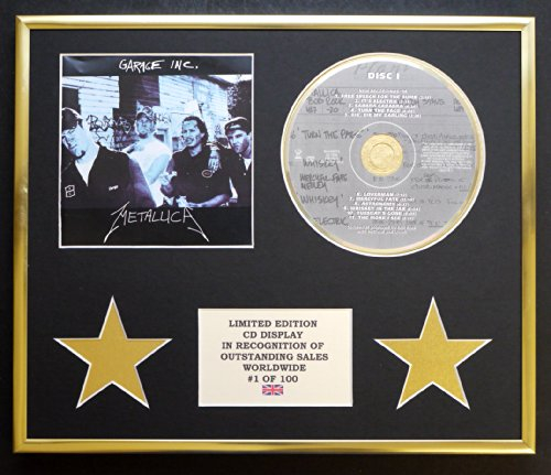 METALLICA/CD DISPLAY/LIMITED EDITION/COA/GARAGE INC